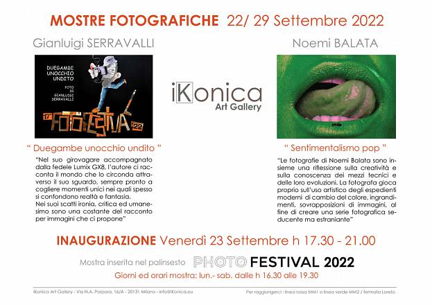 Bi-personale fotografica g. serravalli - l. turco